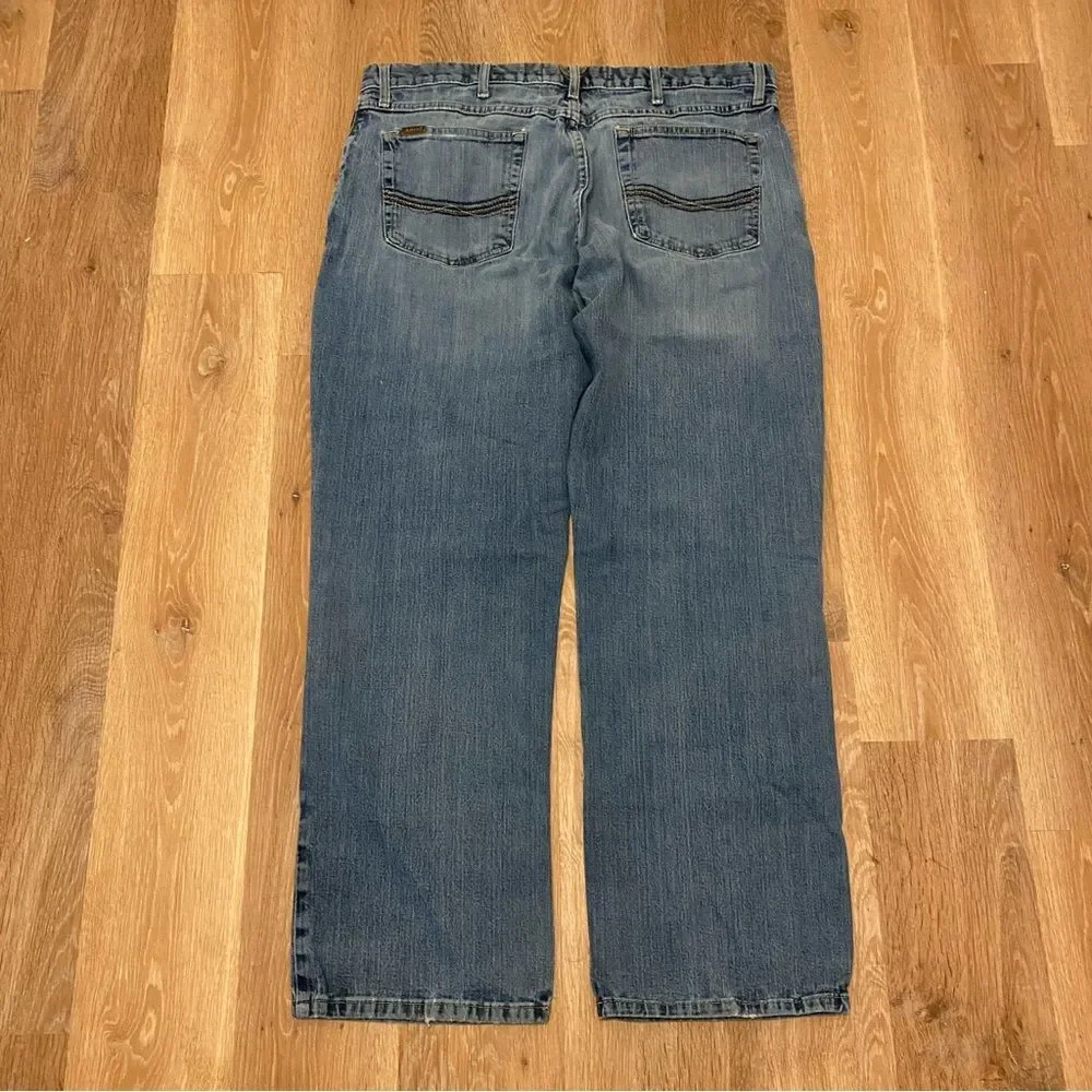Ariat M4 Low Rise Boot Cut Denim Jeans Size 40x32 Cowboy Western Workwear